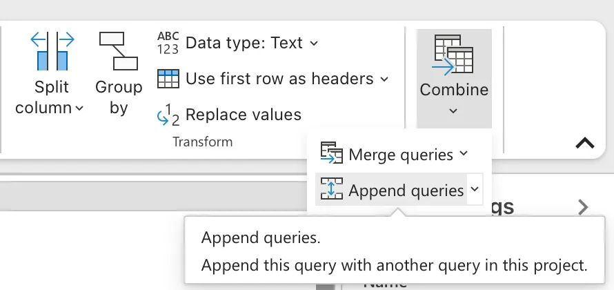 Aggregating tables in PowerQuery