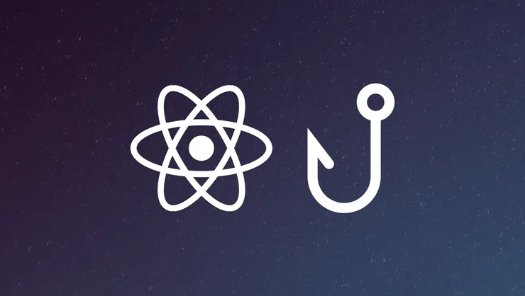 React Native logo with a hook icon