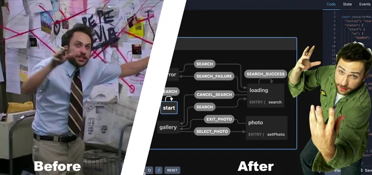 Stop sounding like a crazy developer explaining your application's logic, use XState instead
