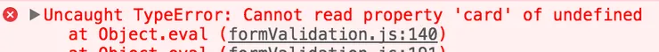 "Result in the console when script is loaded after the bundle"