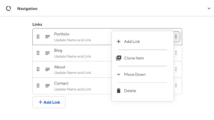 Data Editor - Navigation