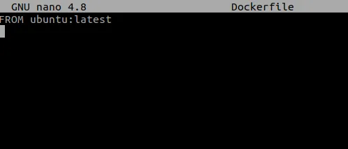 dummy dockerfile